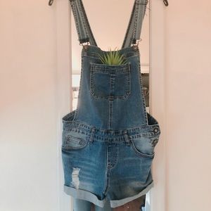 overall shorts